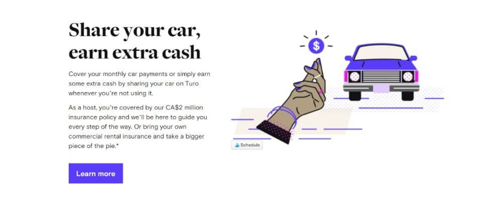 earn extra money sharing your car