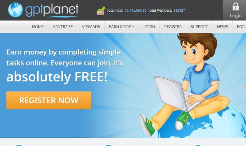 gptplanet get paid to click