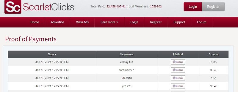  scarletclick proof of payment