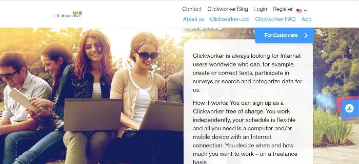 Clickworkers help you make money online