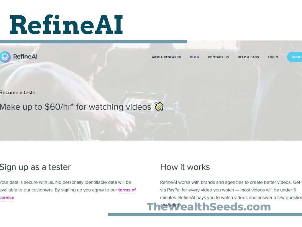 test AI with RefineAI and earn cash