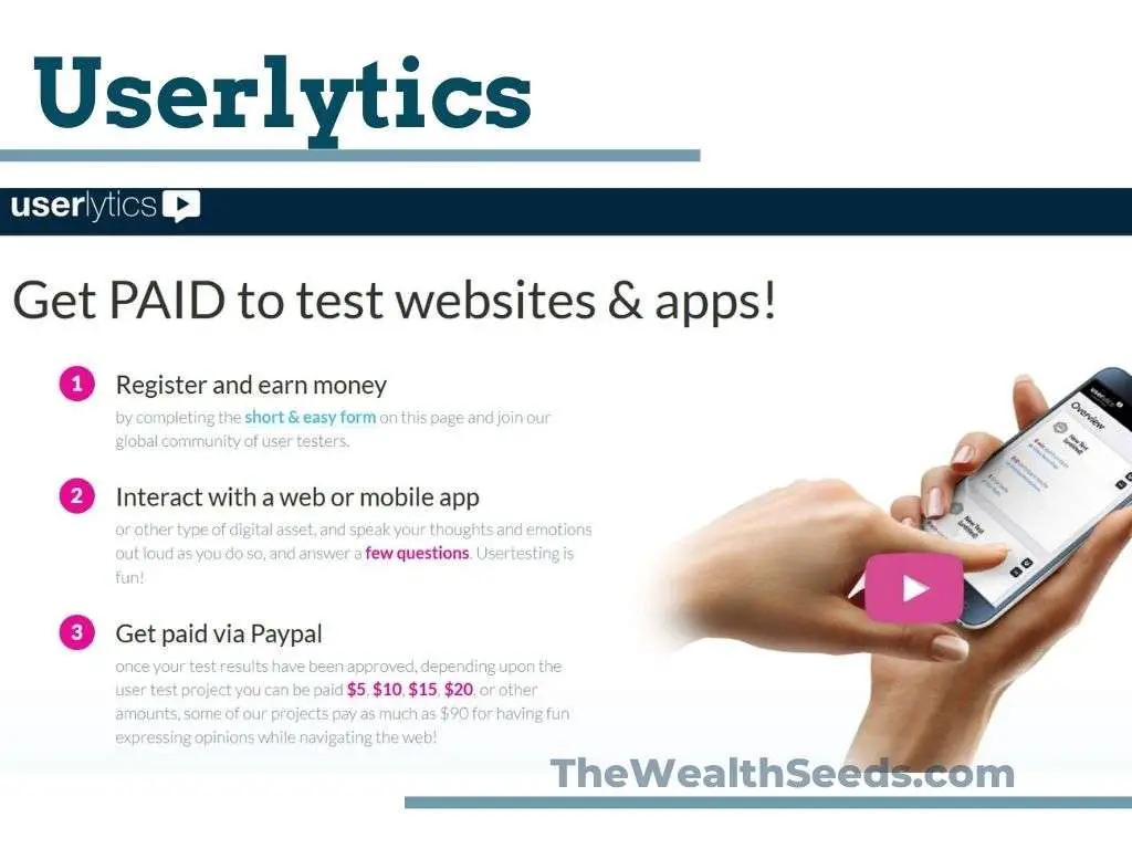 test Apps and websites with Userlytic