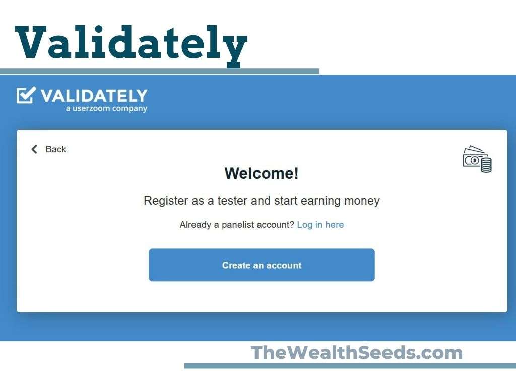 Get paid to test AI with validately