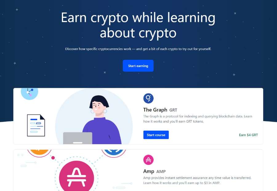 Learn and earn at Coinbase