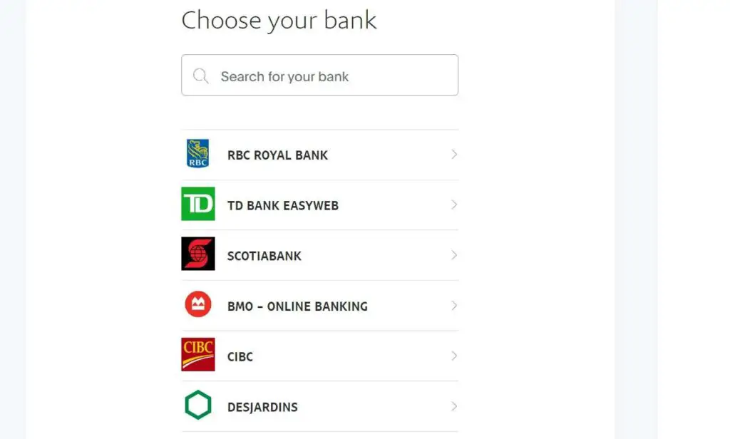 list of banks 