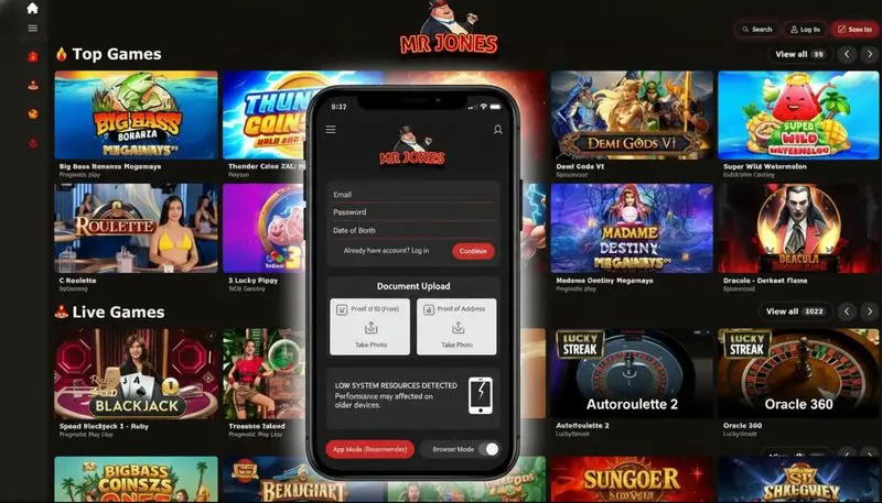 Discover Mr Jones Casino: UK Slots, Login, and No Deposit Bonus